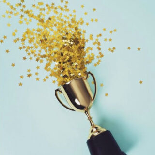 Winning trophy